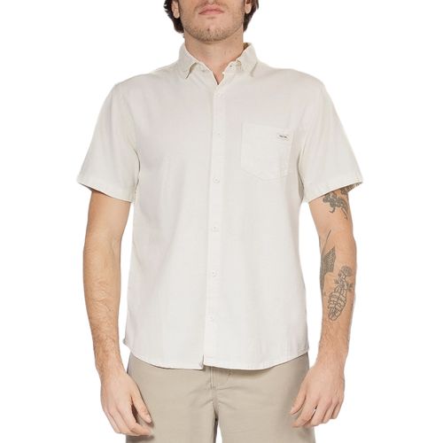 Camisa Masculina Rip Curl Classic Surf Linen Bone BEGE-0007MSH- -1-